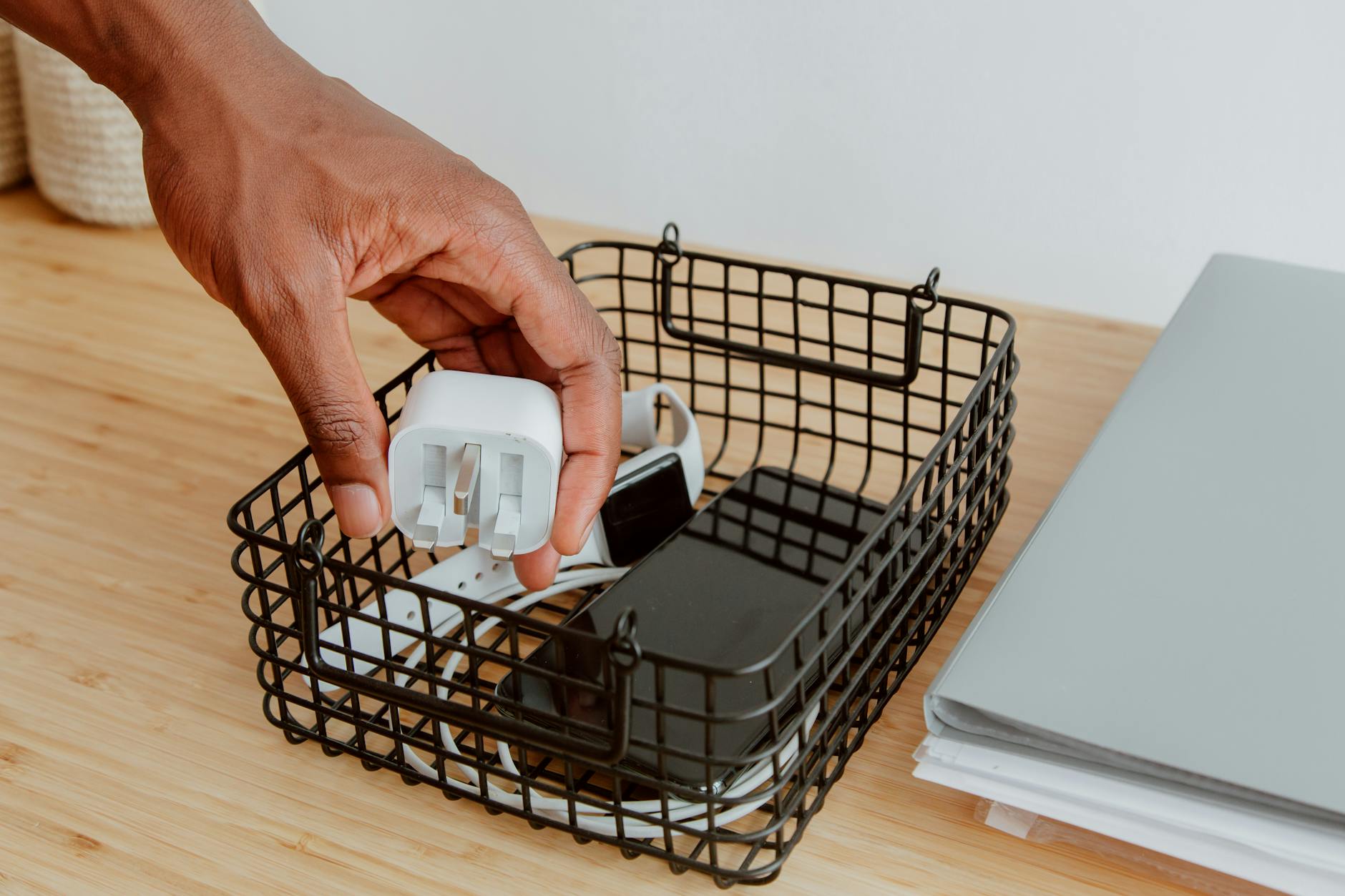 Organizing Digital Devices and Chargers at Home